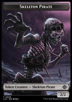 Skeleton Pirate Token (B 2/2) // Copy Token⁣ - The Lost Caverns of Ixalan: Tokens⁣ (Token)⁣ [T 8/1]
