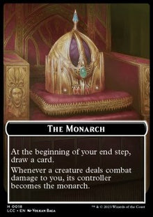The Monarch // Dinosaur Token (G 3/3 Trample)⁣ - The Lost Caverns of Ixalan: Tokens⁣ (Token)⁣ [CT 18/10]