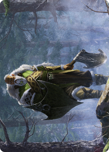 Fynn, the Fangbearer // Fynn, the Fangbearer (AKHM-044) - Kaldheim Art Series (Borderless)