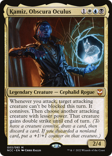 Kamiz, Obscura Oculus⁣ - Commander: Streets of New Capenna⁣ (Mythic)⁣ [3]