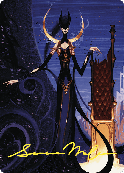 Ashiok, Wicked Manipulator // Ashiok, Wicked Manipulator (AWOE-057) - Wilds of Eldraine Art Series (Borderless) Foil