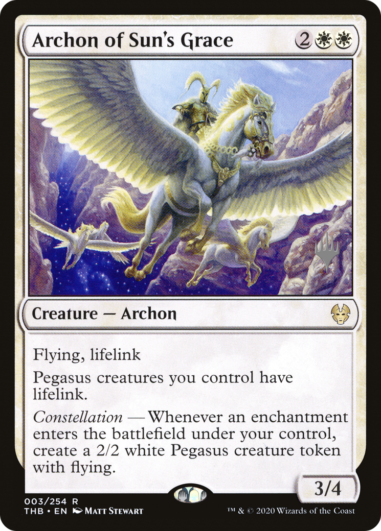 Archon of Sun's Grace (PPTHB-03P) - Theros Beyond Death Promos