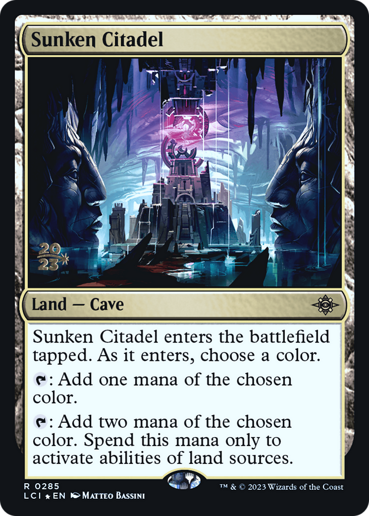 Sunken Citadel (PRE-285S) - The Lost Caverns of Ixalan Promos Foil