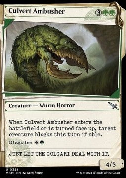 Culvert Ambusher⁣ - Murders at Karlov Manor: Extras⁣ (Uncommon)⁣ [351]