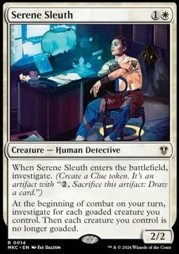 Serene Sleuth⁣ - Commander: Murders at Karlov Manor⁣ (Rare)⁣ [14]