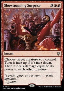 Showstopping Surprise⁣ - Commander: Murders at Karlov Manor⁣ (Rare)⁣ [35]