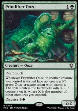 Printlifter Ooze⁣ - Commander: Murders at Karlov Manor⁣ (Rare)⁣ [40]