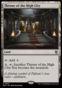 Throne of the High City⁣ - Commander: Murders at Karlov Manor⁣ (Rare)⁣ [307]