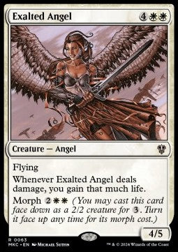 Exalted Angel⁣ - Commander: Murders at Karlov Manor⁣ (Rare)⁣ [63]