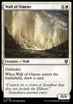 Wall of Omens⁣ - Commander: Murders at Karlov Manor⁣ (Uncommon)⁣ [90]