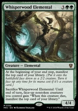 Whisperwood Elemental⁣ - Commander: Murders at Karlov Manor⁣ (Mythic)⁣ [194]