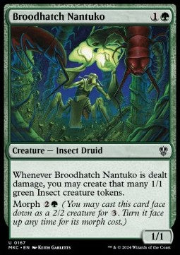 Broodhatch Nantuko⁣ - Commander: Murders at Karlov Manor⁣ (Uncommon)⁣ [167]