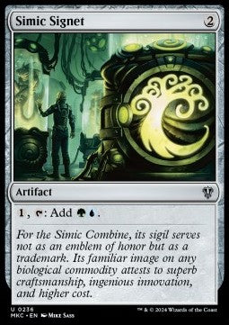Simic Signet⁣ - Commander: Murders at Karlov Manor⁣ (Uncommon)⁣ [236]