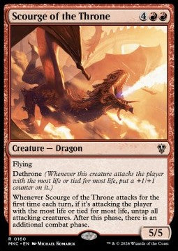 Scourge of the Throne⁣ - Commander: Murders at Karlov Manor⁣ (Rare)⁣ [160]