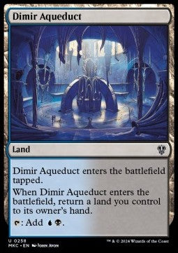 Dimir Aqueduct⁣ - Commander: Murders at Karlov Manor⁣ (Uncommon)⁣ [258]