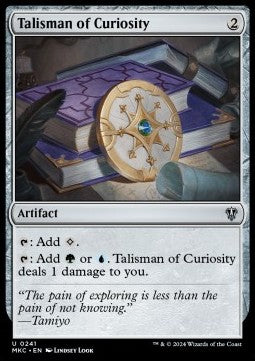 Talisman of Curiosity⁣ - Commander: Murders at Karlov Manor⁣ (Uncommon)⁣ [241]
