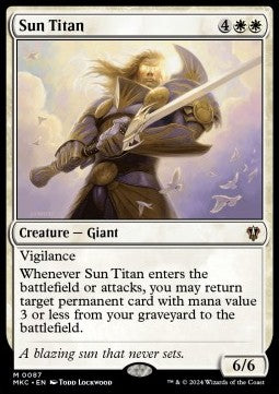 Sun Titan⁣ - Commander: Murders at Karlov Manor⁣ (Mythic)⁣ [87]