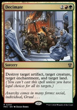 Decimate⁣ - Commander: Murders at Karlov Manor⁣ (Rare)⁣ [204]