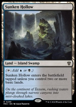 Sunken Hollow⁣ - Commander: Murders at Karlov Manor⁣ (Rare)⁣ [299]