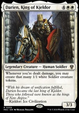 Darien, King of Kjeldor⁣ - Commander: Murders at Karlov Manor⁣ (Rare)⁣ [59]