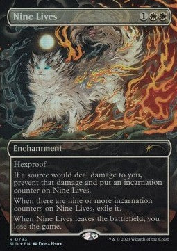 Nine Lives⁣ - Secret Lair Commander Deck: Raining Cats and Dogs⁣ (Rare)⁣ [793]