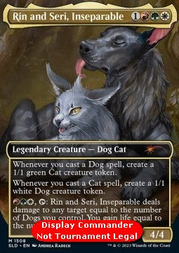 Rin and Seri, Inseparable (V.2)⁣ - Secret Lair Commander Deck: Raining Cats and Dogs⁣ (Mythic)⁣ [1554]