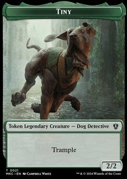 Tiny Token (G 2/2) // Eldrazi Token (C 10/10)⁣ - Murders at Karlov Manor: Tokens⁣ (Token)⁣ [CT 21/1]