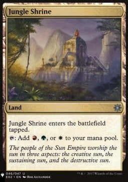 Jungle Shrine⁣ - Secret Lair Commander Deck: Raining Cats and Dogs⁣ (Uncommon)⁣ [46]