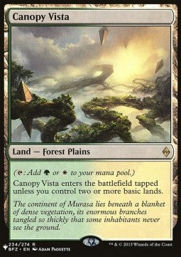Canopy Vista⁣ - Secret Lair Commander Deck: Raining Cats and Dogs⁣ (Rare)⁣ [234]