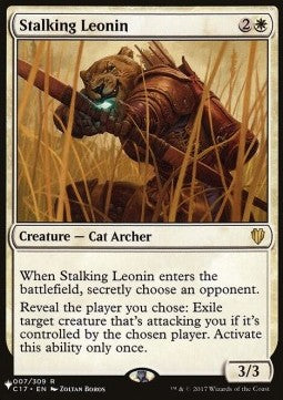 Stalking Leonin⁣ - Secret Lair Commander Deck: Raining Cats and Dogs⁣ (Rare)⁣ [7]