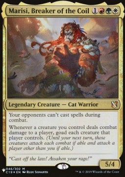 Marisi, Breaker of the Coil⁣ - Secret Lair Commander Deck: Raining Cats and Dogs⁣ (Mythic)⁣ [46]
