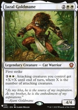 Jazal Goldmane⁣ - Secret Lair Commander Deck: Raining Cats and Dogs⁣ (Mythic)⁣ [102]