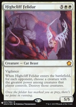 Highcliff Felidar⁣ - Secret Lair Commander Deck: Raining Cats and Dogs⁣ (Mythic)⁣ [1]
