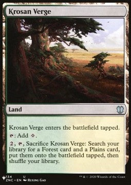 Krosan Verge⁣ - Secret Lair Commander Deck: Raining Cats and Dogs⁣ (Uncommon)⁣ [134]