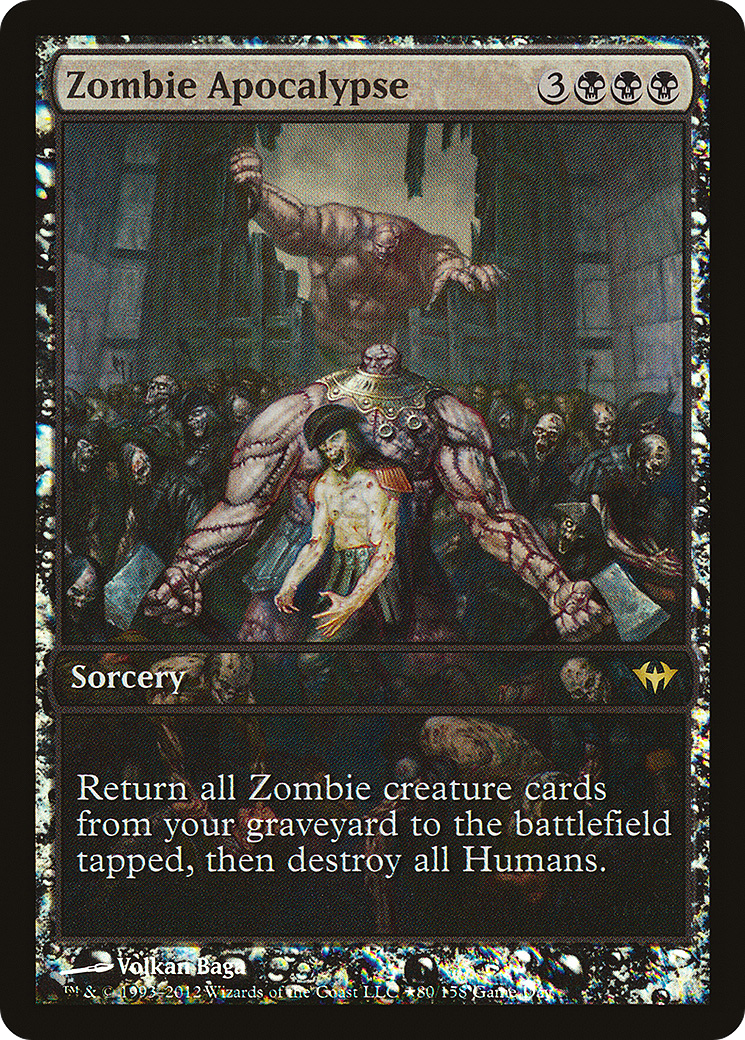 Zombie Apocalypse (GAME-080) - Dark Ascension Promos Foil