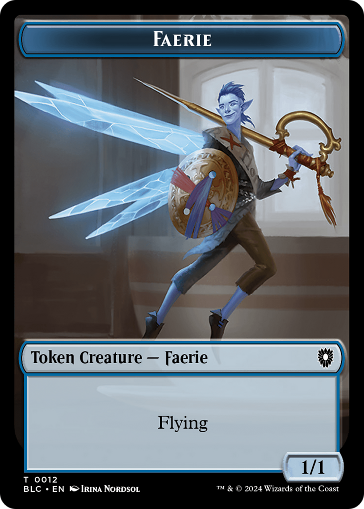 Faerie (TBLC-012) - Bloomburrow Commander Tokens