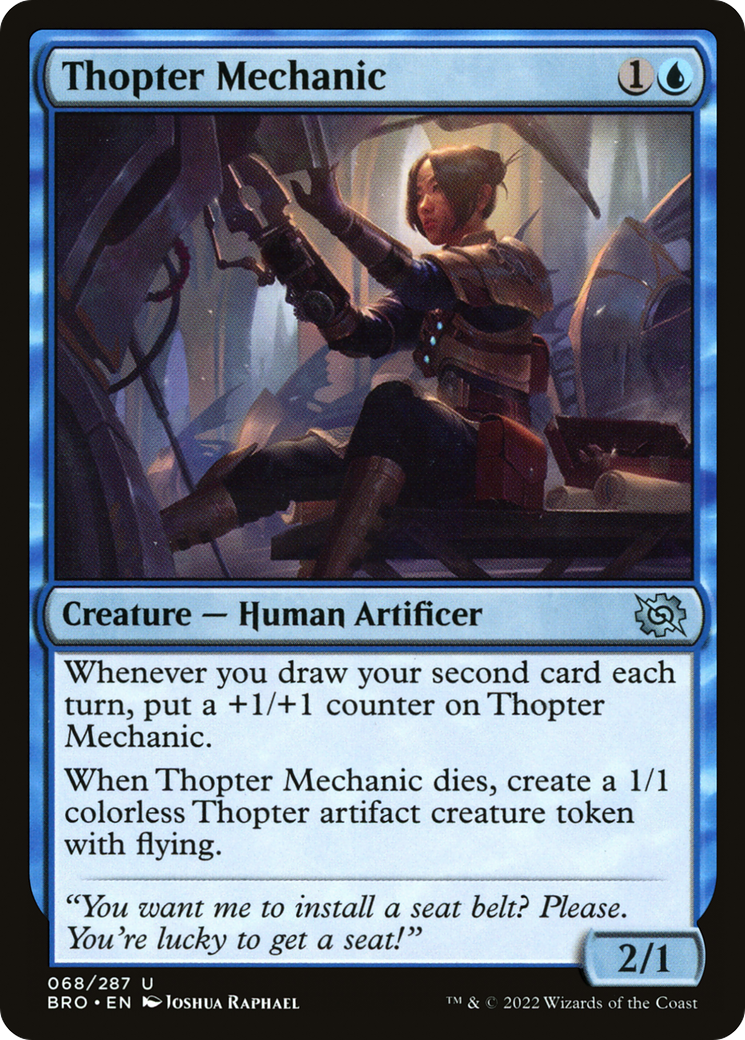 Thopter Mechanic (BRO-068) - The Brothers' War Foil
