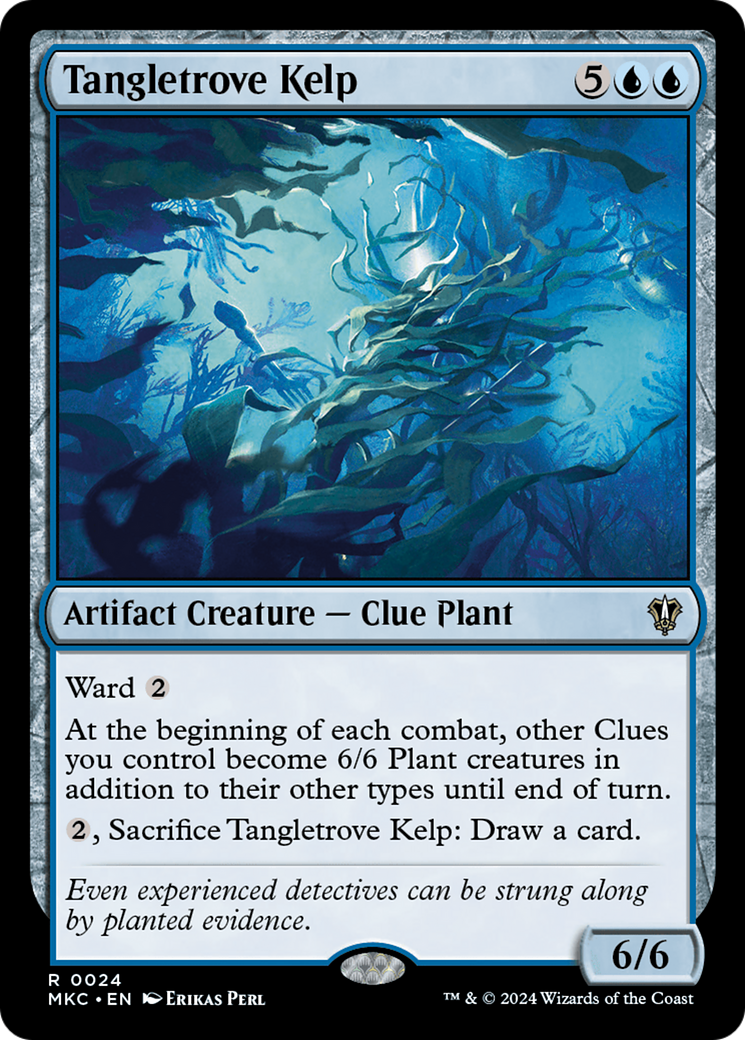 Tangletrove Kelp⁣ - Commander: Murders at Karlov Manor⁣ (Rare)⁣ [24]