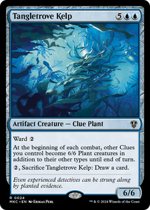 Tangletrove Kelp⁣ - Commander: Murders at Karlov Manor⁣ (Rare)⁣ [24]