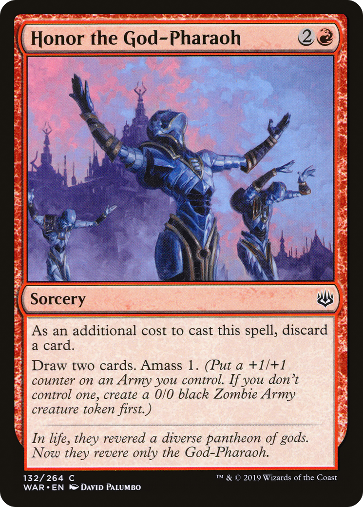 Honor the God-Pharaoh⁣ - War of the Spark⁣ (Common)⁣ [132]