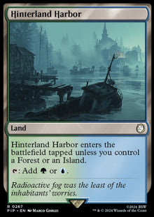 Hinterland Harbor⁣ - Universes Beyond: Fallout⁣ (Rare)⁣ [267]