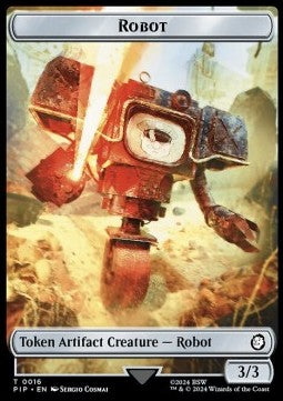 Robot Token (A 3/3) // Junk Token⁣ - Universes Beyond: Fallout: Tokens⁣ (Token)⁣ [T 16/15]