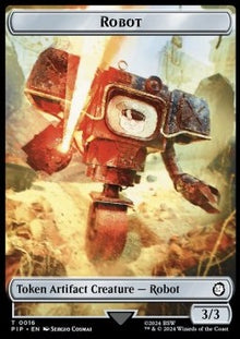 Robot Token (A 3/3) // Junk Token⁣ - Universes Beyond: Fallout: Tokens⁣ (Token)⁣ [T 16/15]