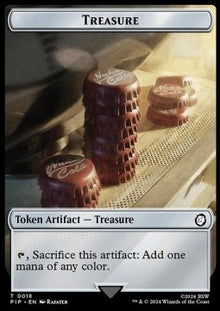 Treasure Token // Radiation (V.1)⁣ - Universes Beyond: Fallout: Tokens⁣ (Token)⁣ [T 18/22]