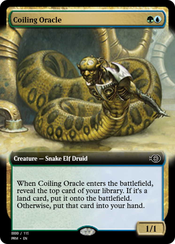 Coiling Oracle (PRM-86120) - Magic Online Promos Foil
