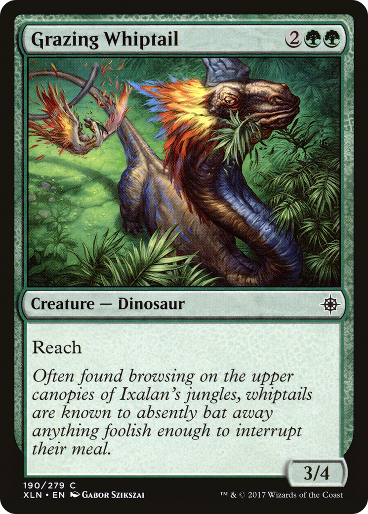 Grazing Whiptail (XLN-190) - Ixalan Foil