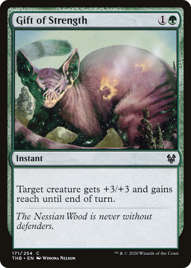 Gift of Strength⁣ - Theros Beyond Death⁣ (Common)⁣ [171]