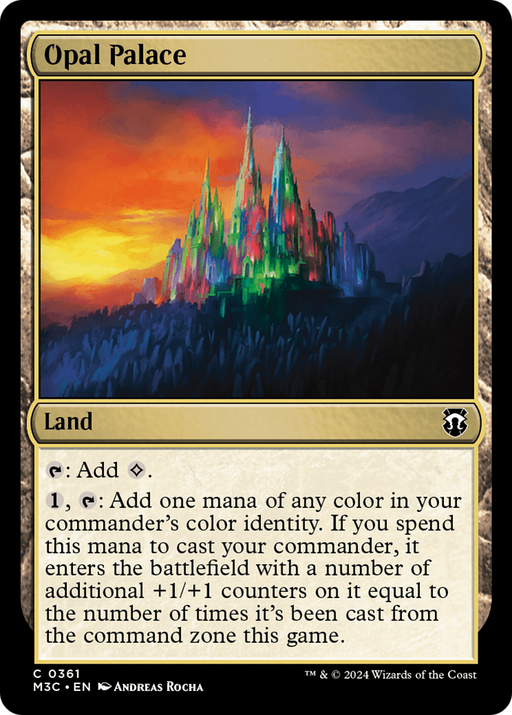 Opal Palace⁣ - Commander: Modern Horizons 3⁣ (Common)⁣ [361]