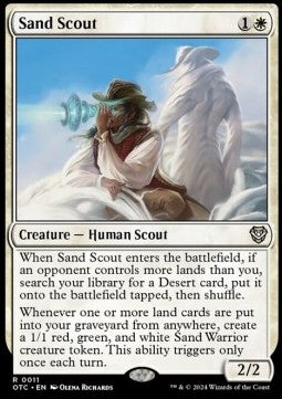 Sand Scout⁣ - Commander: Outlaws of Thunder Junction⁣ (Rare)⁣ [11]