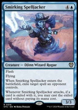 Smirking Spelljacker⁣ - Commander: Outlaws of Thunder Junction⁣ (Rare)⁣ [16]